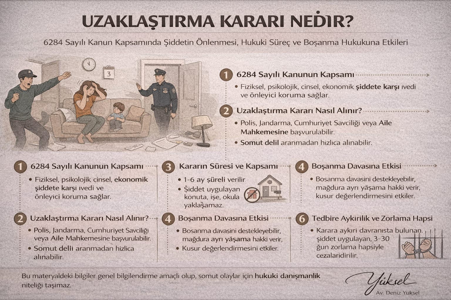 Uzaklaştırma Kararı Nedir? 6284 Sayılı Kanun | Kayseri